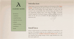 Desktop Screenshot of clojurekoans.com